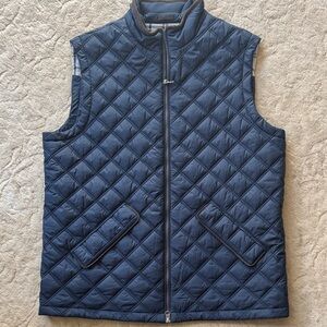 Brooks brothers Men's Quilted Navy Vest